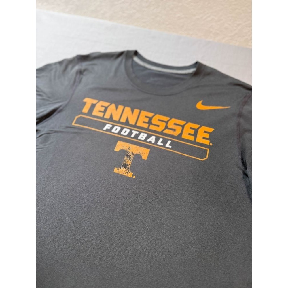 Nike‎ Tennessee Tennessee Football Medium Dark Gray/Orange T-Shirt